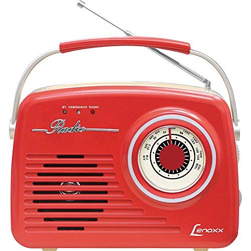 Rádio Áudio Retrô, Lenoxx RB 80, Vermelho