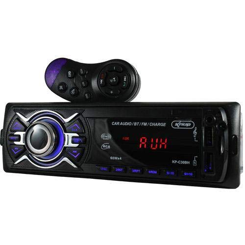 Tudo sobre 'Rádio Automotivo Bluetooth 60w X4 Usb Sd Aux Quick Charger Kp-c30bh'