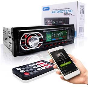 Radio Automotivo Knup Kp-C17Bh Mp3 Player Bluetooth 4X25W Usb/ Sd/ Aux - Rms