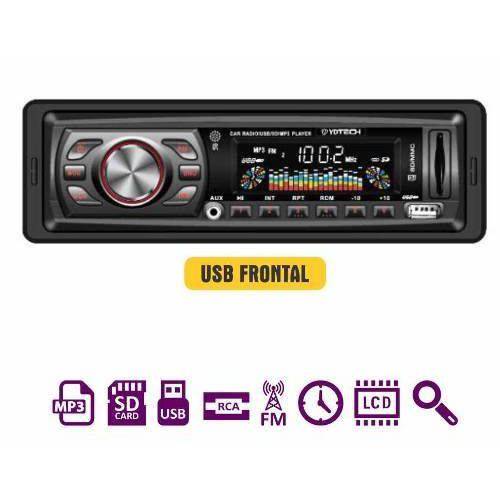 Radio Automotivo YDTECH com MP3 Entrada USB Cartão SD Tela LCD AM\\FM