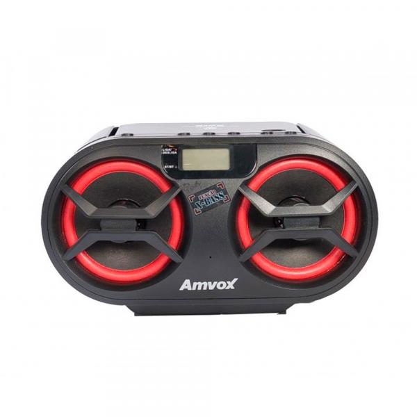 Radio Boombox Amvox Amc 595 New Cd Bluetooth Usb Fm Mp3