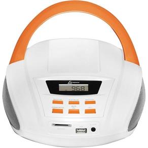 Rádio Boombox Branco 3,5w Lenoxx