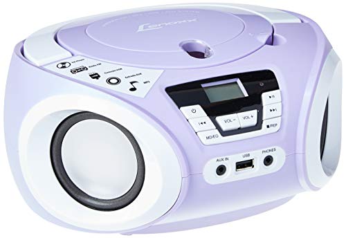 Rádio Boombox com CD, Lenoxx, Branco