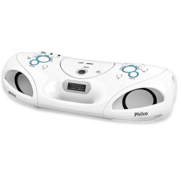 Rádio Boombox MP3/USB Controle Remoto PB140 Branco Bivolt - Philco