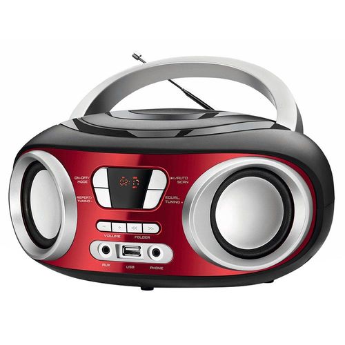 Rádio Boombox Nbx-17, Entrada Usb, Fone de Ouvido, Rádio Fm, Display Digital, 6w Rms - Mondial