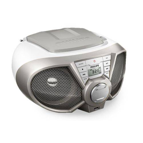 Rádio Boombox Philips Px3125stx Bluetooth Usb Prata