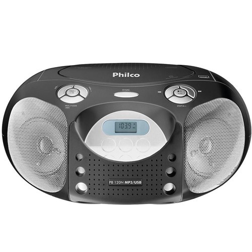Rádio com CD PB120N MP3 FM USB 4W RMS - Philco