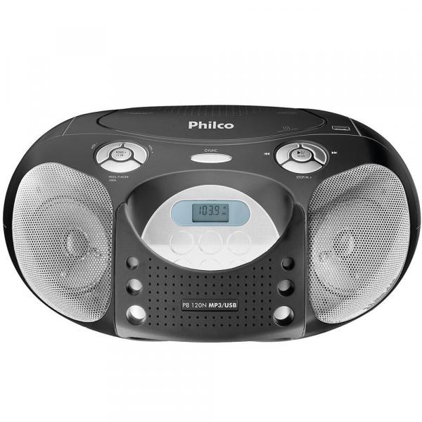 Rádio com CD Philco PB120N, MP3, FM, USB, 4W RMS