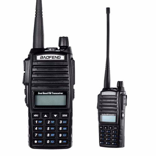 Rádio Comunicador Baofeng Dual Band Uv-82 5w Rádio + Fone