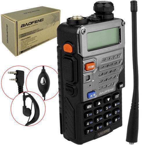 Rádio Comunicador Dual Band Uhf + Vhf Baofeng Uv-5r Baofeng Uv-5r Baofeng Bivolt