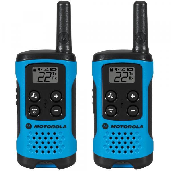 Rádio Comunicador Talkabout 25km Azul/Preto T100BR - Motorola