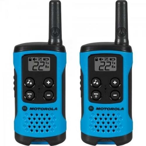 Rádio Comunicador Talkabout 25Km T100Br Azul Motorola com 2