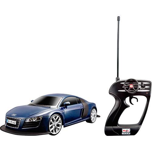 Rádio Control 1:10 Audi R8 V10 Azul - Maisto