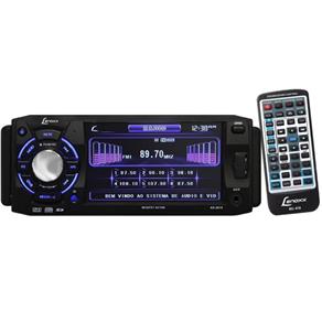 Rádio Dvd Player Automotivo com Mp3/Usb/Sd/Cd Lenoxx - Preto