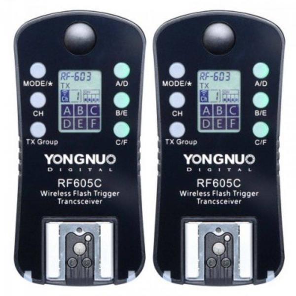 Rádio Flash Yongnuo RF-605C Wireless para Canon