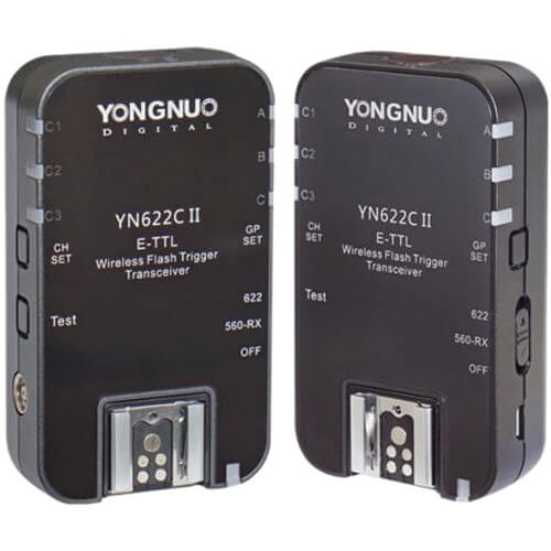 Rádio Flash Yongnuo YN-622C II E-TTL para Canon