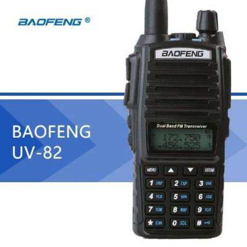 Radio Ht Comunicador Baofeng Dual Band Uv-82 Rádio Fm + Fone