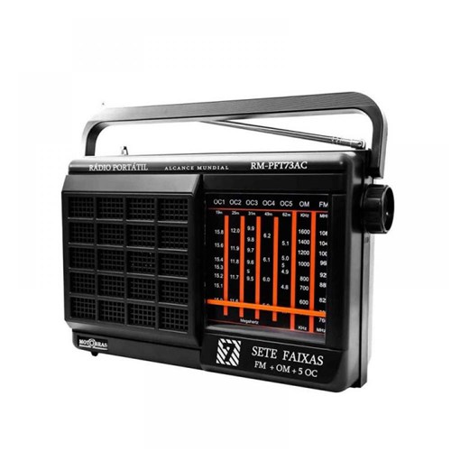 Rádio Motobras RM-PFT73 AC, 7 Faixas