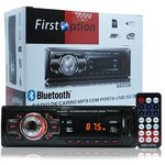 Rádio Mp3 Player Automotivo Bluetooth First Option 6650b Fm Sd Usb Controle