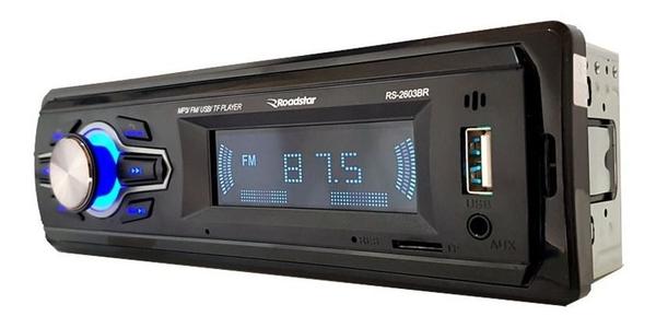 Rádio MP3 Player Roadstar Rs2603BR Fm / Bluetooth com Controle (Entrada Usb/Cartão)