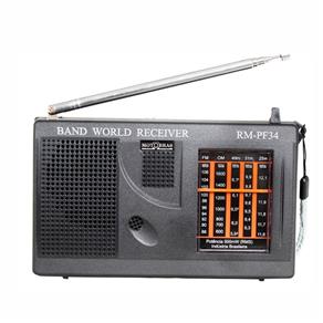 Rádio Portátil AM e FM 5 Faixas Band World Motobras RM-PF34