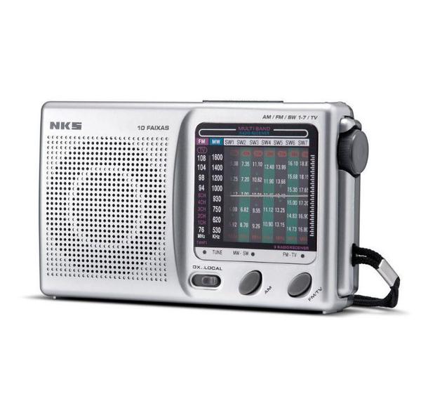 Rádio Portátil AM/FM 10 Faixas Vegga AC117-NKS