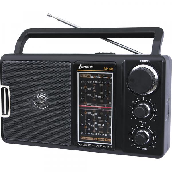 Tudo sobre 'Rádio Portátil AM/FM Lenoxx RP69'
