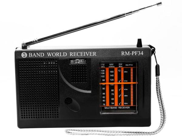 Rádio Portátil AM/FM RM-PF 34 - Motobras