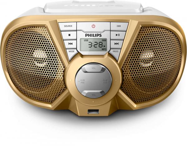 Radio Portatil Cd/usb/fm Px3125gx/78 Branco Dourado Philips