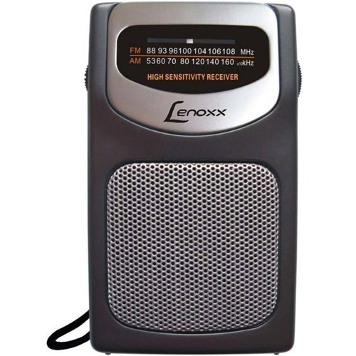 Rádio Portátil com Am/fm e Saída para Fone de Ouvido - Lenoxx Rp62