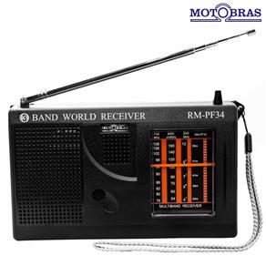 Rádio Portátil 3 Faixas RM-PF 34 ? Motobras