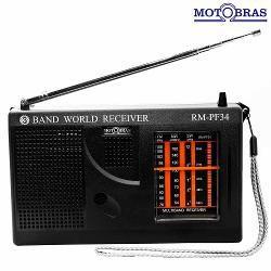 Rádio Portátil 3 Faixas Rm-Pf 34 Motobras
