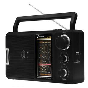 Rádio Portátil Lenoxx RP-69 com Sintonizador de TV – Preto