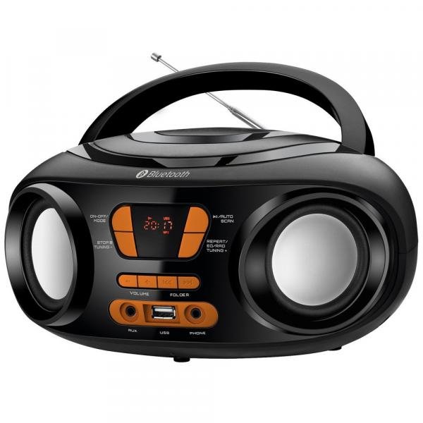 Rádio Portátil Mondial, Entrada USB, Bluetooth, Display Digital - BX-19