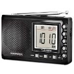 Rádio Portátil Mondial Rp-03 com Função Relógio e Alarme Preto