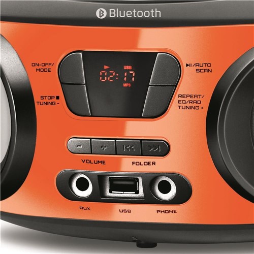 Rádio Portátil Mondial Up Bx-18, 8w, Entrada Usb, Bluetooth - Bivolt