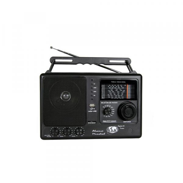 Rádio Portátil Motobrás 12 Faixas USB RM-PFT122 AC