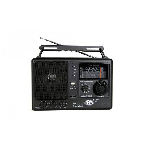 Rádio Portátil Motobras 12 Fxs. AM/FM/OC -Comandos Indep. de Sintonia Fina