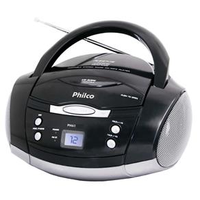 Rádio Portátil Philco PH61 FM Estéreo Entrada AUX Preto - 127V