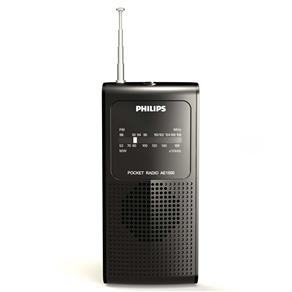 Rádio Portátil Philips AE1500X/78 com Sintonizador FM/MW, Alto-falante Interno e Entrada para Fone de Ouvido - 100 MW