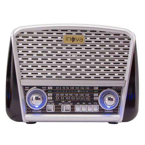 Rádio Portátil Retrô - INOVA - RAD-8131