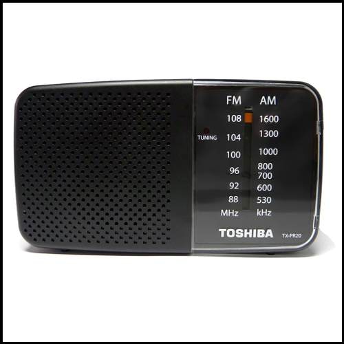 Radio Portátil Toshiba Tx Pr 20 Am/Fm Preto