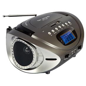 Rádio Portátil TRC 160 com MP3, Entrada USB, Slot para Cartão de Memória SD e Rádio AM/FM - Prata