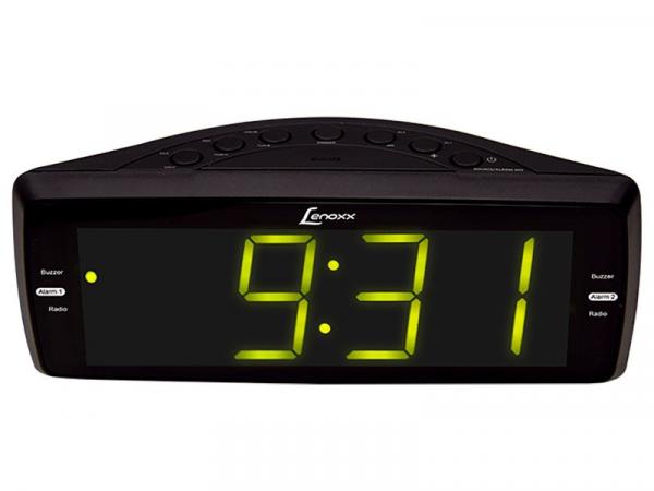Rádio Relógio Alarme AM/FM Display RR 736 - Lenoxx