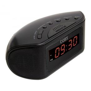 Rádio Relógio Coby CRA55BLK Preto Entrada Auxiliar Snooze Números Grandes Bivolt