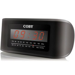 Rádio Relógio Digital AM/FM C/ Despertador CRA54 - Coby