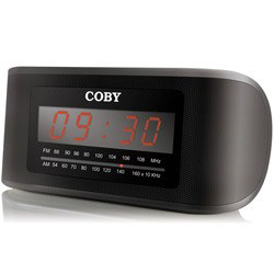 Rádio Relógio Digital AM/FM C/ Despertador CRA54 - Coby