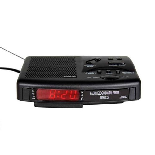Rádio Relógio Digital AM/FM Motobras - RM-RRD22