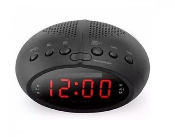 Rádio Relógio Digital Fm Alarme Temporizador Cr2466 110/220v - Happy