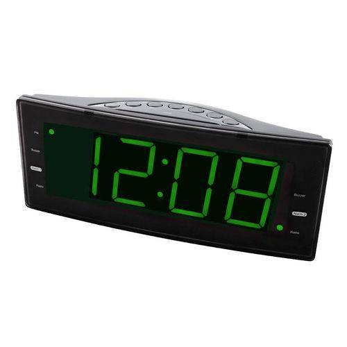 Rádio-relógio Digital Fm C/ Alarme e Saida USB P/ Carga Naxa Nrc166